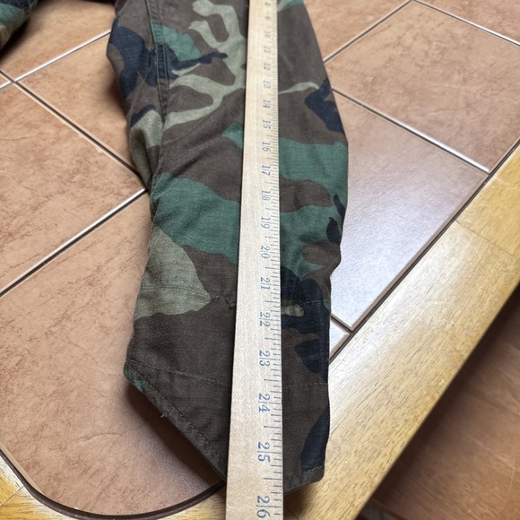Army Cold Weather Field Jacket M65 Coat Woodland Camo US Military Small So Sew - Picture 7 of 9